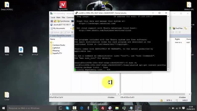 Como spamar com vps [ UBUNTU ] смотреть онлайн