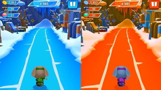 Talking Tom Hero Dash - 2x Hero Ben - Gameplay, Android - Lilu смотреть онлайн