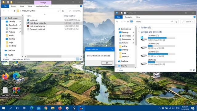 Show or hide Drive Letters Back in Windows смотреть онлайн