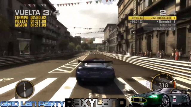 [DBR9 GT1] Aston Martin vs Corvette 💪🏁 Race Driver GRID Lan Party 2020 смотреть онлайн