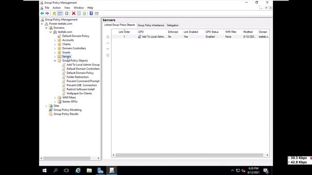 11 Creating GPO and Link to an OU in Windows Server 2016 смотреть онлайн