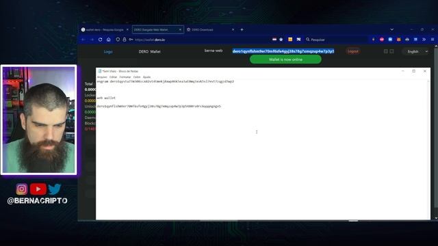 COMO CRIAR CARTEIRA DERO PELO ENGRAM APP E WEB WALLET - BERNA CRIPTO смотреть онлайн