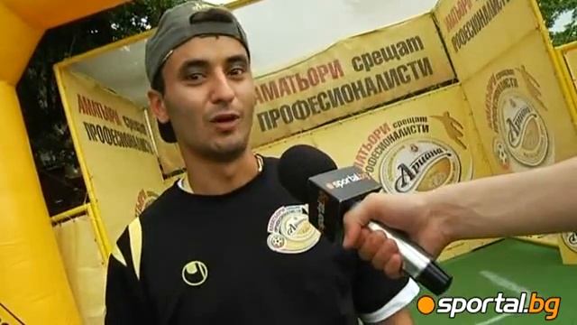 Stefan Delchev from the team of winners Newcastle in Haskovo