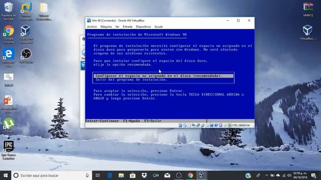 Como instalar Windows 98 con máquina virtual(Virtual Box) смотреть онлайн