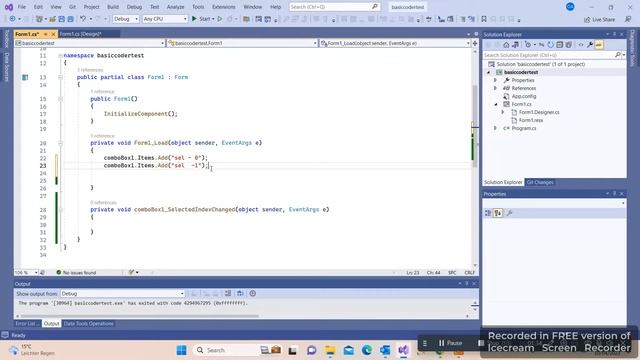 C# Tutorial - How to use a Combobox in C#.NET (code in Description) смотреть онлайн