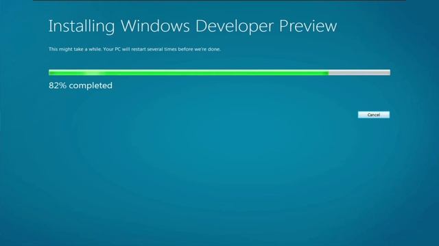 Installing Windows 8 build 8102 смотреть онлайн
