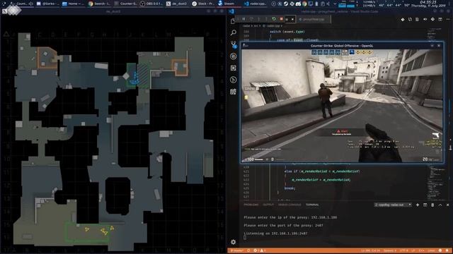 [CS:GO] Sniffing packets (map overview) смотреть онлайн