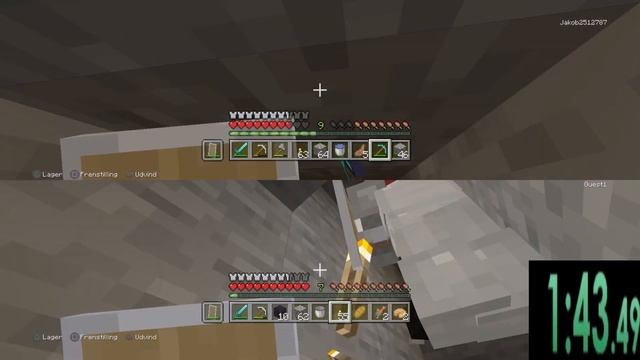Minecraft speedrun! ft: big C (World record 32 sec, any %, 100%, all achievements, split screen ps4 смотреть онлайн