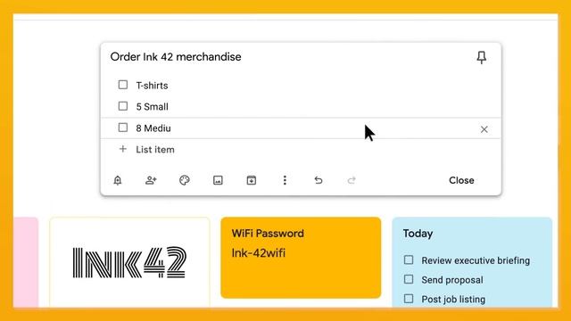 Indented sublists in Google Keep смотреть онлайн