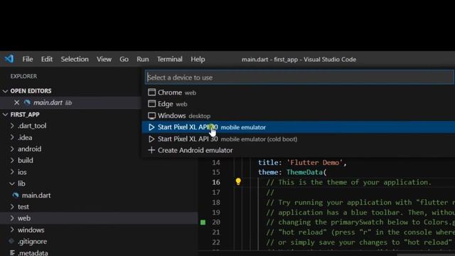 Flutter 15. Create android emulator for flutter in Tamil смотреть онлайн