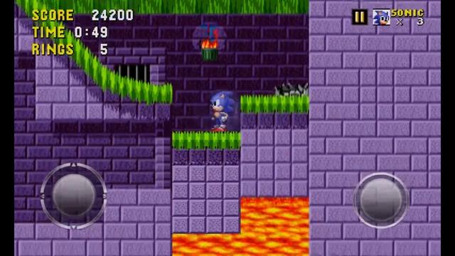Sonic 1 Android test смотреть онлайн