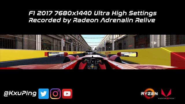 F1 2017 multimonitor - AMD Radeon Adrenalin Relive смотреть онлайн