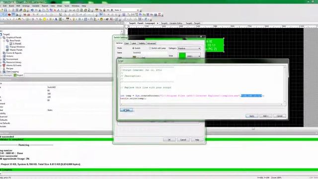 Using the Sys createProcess system method in Vijeo Designer смотреть онлайн