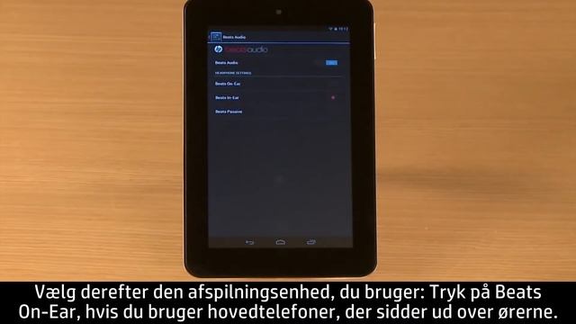 Brug af Beats Audio på HP Slate 7-tablet-pc'en смотреть онлайн