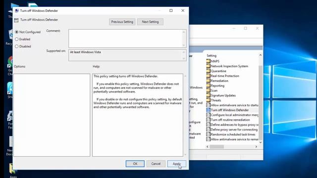 How to Enable Windows Defender in Windows 10 смотреть онлайн