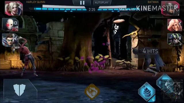 Injustice 2 - Harley Quinn vs Bane team battle game play смотреть онлайн