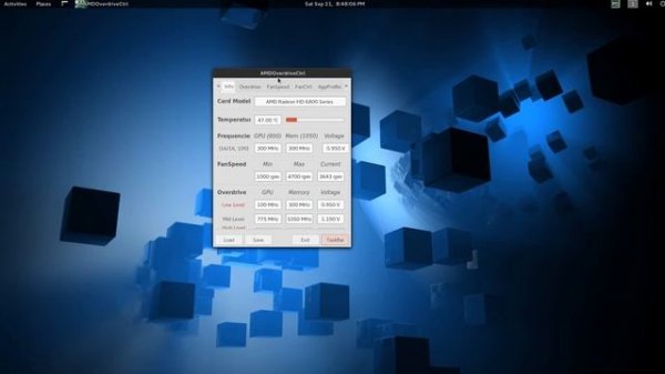 Linux: AMD Overdrive Control