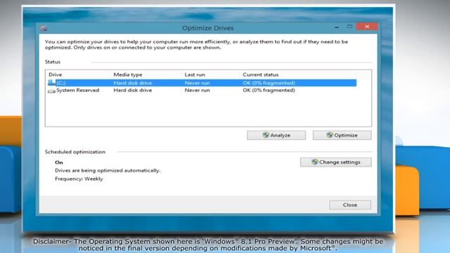 How to Use Disk Defragmenter in Windows® 8.1 Pro Preview смотреть онлайн