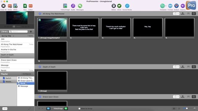 Pro Presenter 6 - General Layout смотреть онлайн