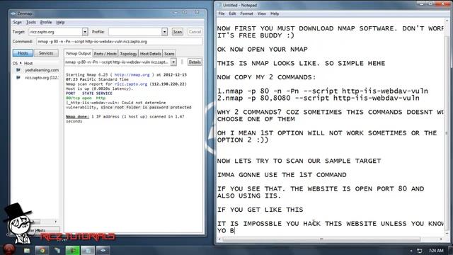 Ricz Tutorial: Scanning WebDav vulnerability смотреть онлайн
