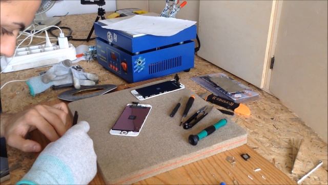 Iphone 5 Bianco - Sostituzione Display LCD + Antenna Wifi + Batteria (Parte 3) смотреть онлайн