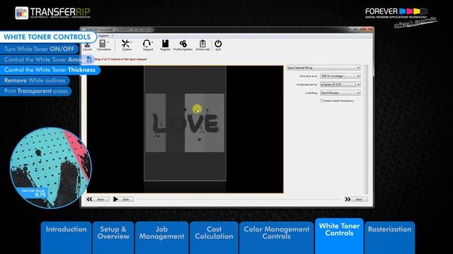 TransferRIP Part 6.4 - Control the White Toner Thickness (White Toner Controls) смотреть онлайн
