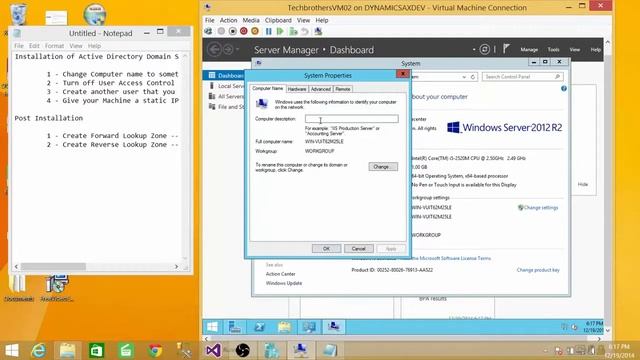 Host Windows server 2012 R2 step IPv4! part1 смотреть онлайн