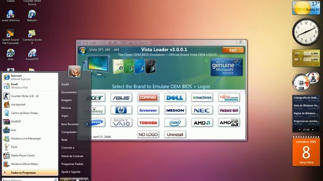 Como crakear Windows Vista SP1 смотреть онлайн