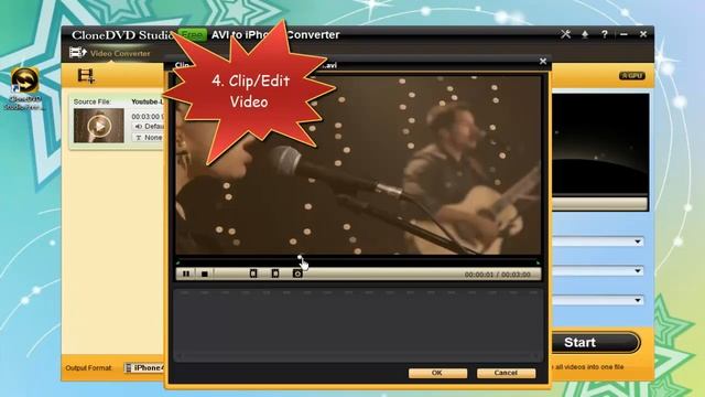 How to convert avi to iphone free with clonedvd free avi to iphone converter смотреть онлайн