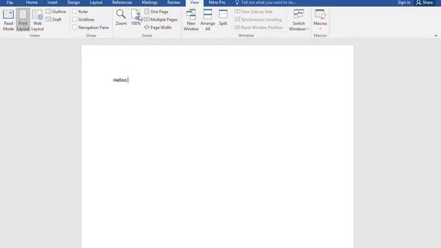 Microsoft Office Word 2016 Display or Hide the Ruler смотреть онлайн