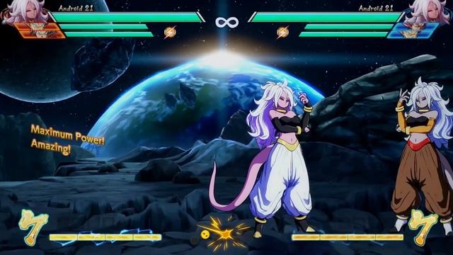 Showing Off Android 21's Moves In Dragon Ball FighterZ смотреть онлайн