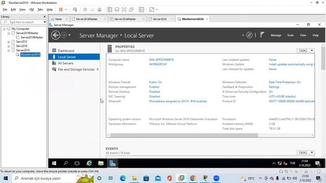 Windows Server 2016 Klonlama , Sysprep Ve Domain Alma İşlemleri смотреть онлайн