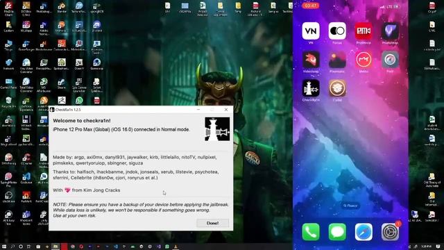 How to Jailbreak iOS 16 - 15 using Mac / Win PC! смотреть онлайн