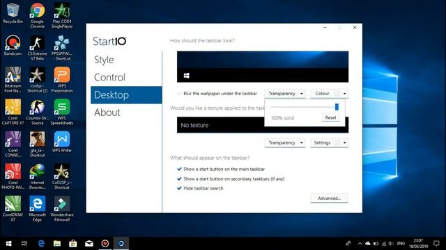 How to make Task Bar 100% Transparent смотреть онлайн