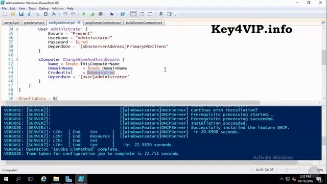 Implement Windows PowerShell DSC Configure a Server (hoc.Win.Server.2016.co.ban) смотреть онлайн