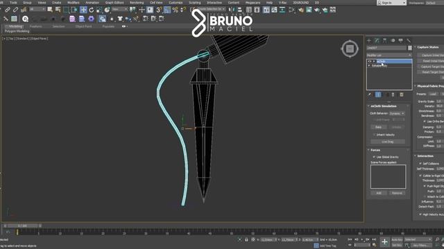 SIMULAÇÃO DE FIOS COM 3DS MAX E MASSFX - COM GUILHERME GARDIN смотреть онлайн