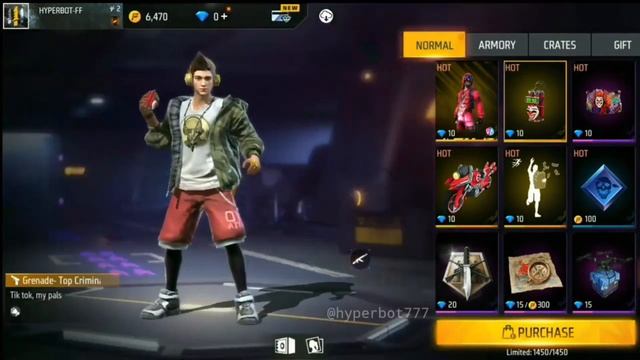 Neon Pink Criminal Themed Items Review | FF New Event | Soul Free Fire