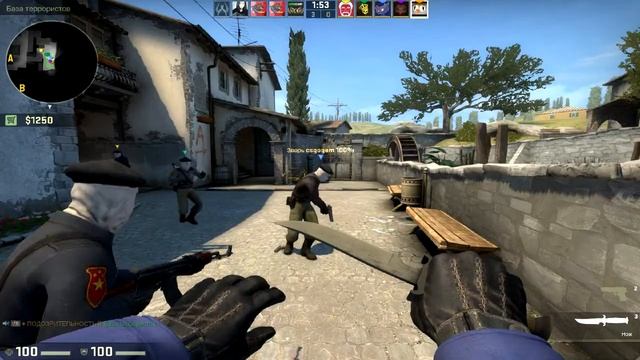 CS GO - Получил гранатой - в ЛИЦО ( Больно))) смотреть онлайн