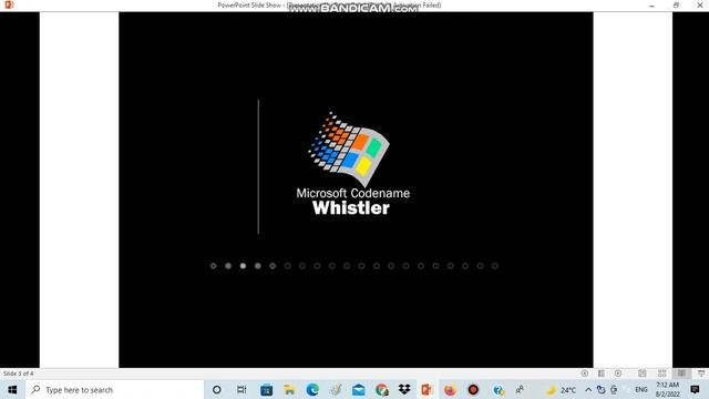 Windows Whistler Build (1999-2000) (Update 4.12) смотреть онлайн