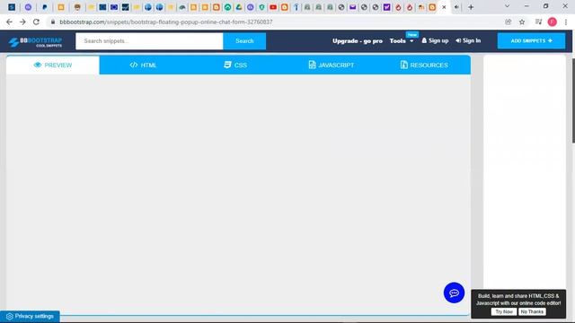 floating popup online chat form with source Code смотреть онлайн
