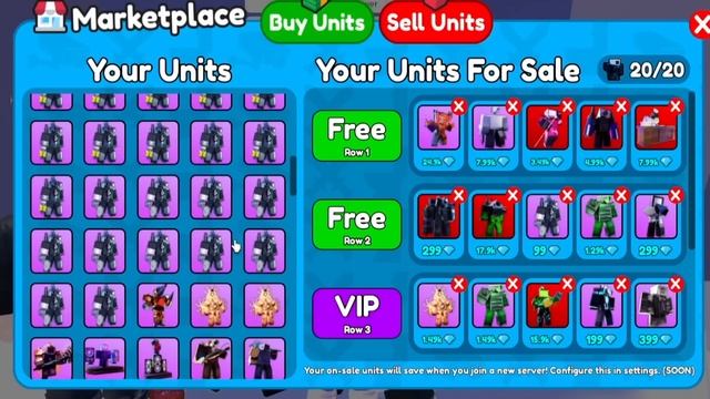 MARKETTE 255.000 💎 GEM KASTIM NELER SATTIM ? 🚽 Roblox Skibidi Toilet Tower Defense смотреть онлайн