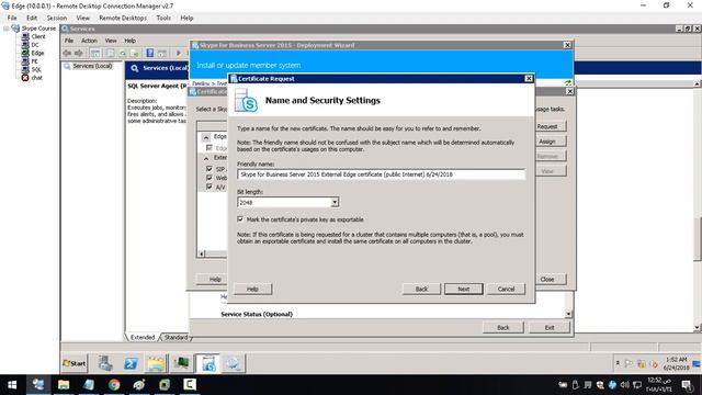 19 Skype for business Edge Server Part 3 смотреть онлайн