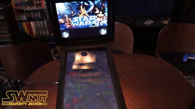 Custom Made 1/4 Scale Mini Star Wars Pinball Table Review - Starwarsnut77 смотреть онлайн