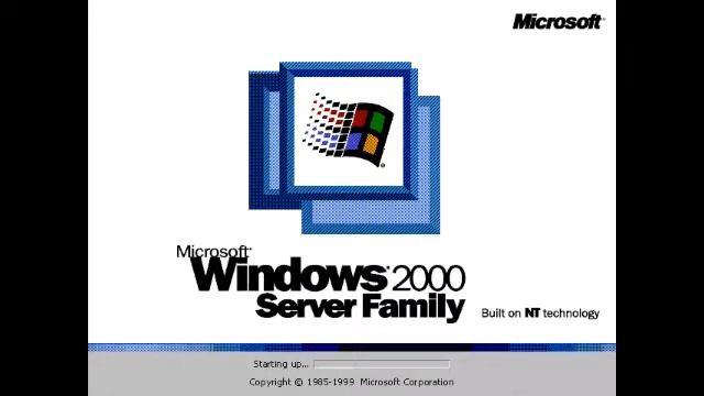 Microsoft Windows 2000 Server Familly Logo (1999) смотреть онлайн