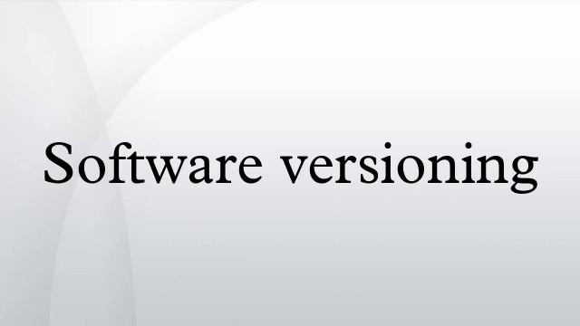 Software versioning смотреть онлайн