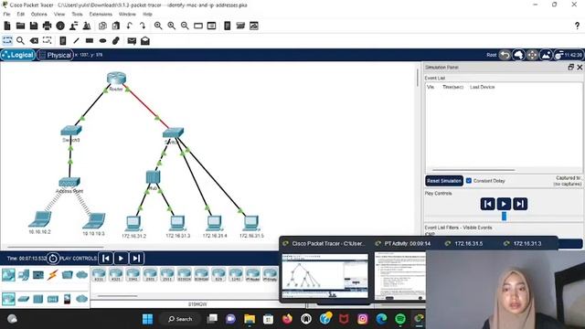 9.1.3 packet tracer - identify mac and ip addresses смотреть онлайн