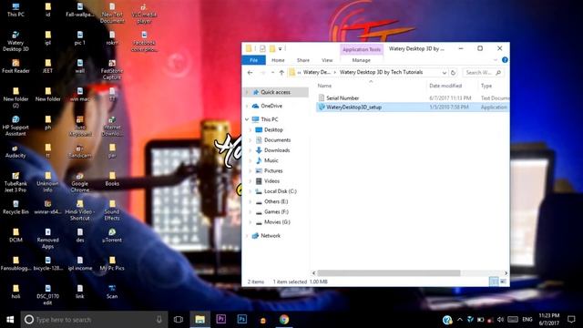 Make Your Windows Desktop Screen 3D Animated Watery Desktop | Animated Backgrounds | Windows 10 смотреть онлайн
