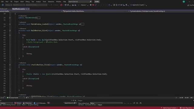 Bold, Italic, Underline in RichTextBox | C# and WPF смотреть онлайн