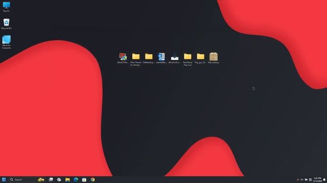 Windows 11 Glass Theme with Moe Theme смотреть онлайн