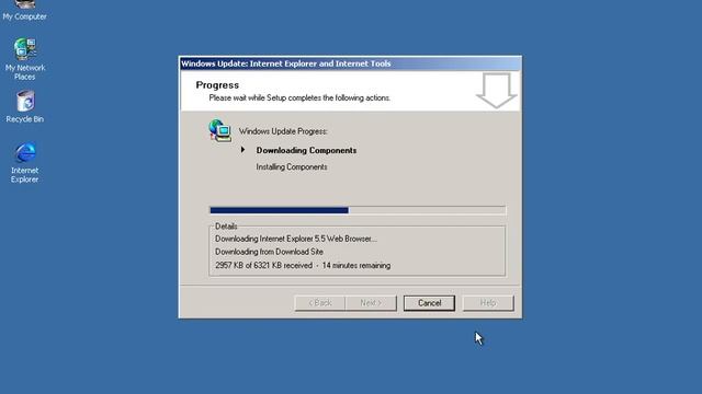 Microsoft Internet Explorer 5.0 to 5.5 Upgrade (Virtualbox, Via Protoweb 56k) смотреть онлайн